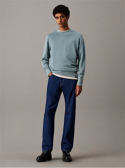garment dye crew neck CALVIN KLEIN JEANS | J30J327274CKM